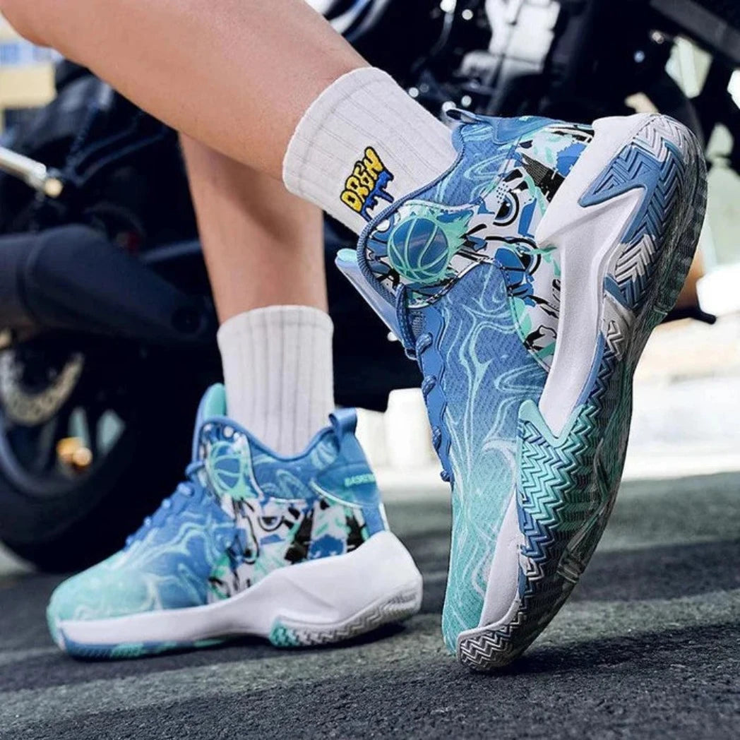 Tênis De Vôlei Boost Turbo| Respirável e Antiderrapante-Azul