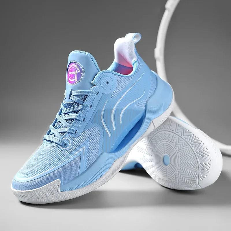 Tênis de Basquete SpeedRush | Respirável e Alto Impacto-Azul