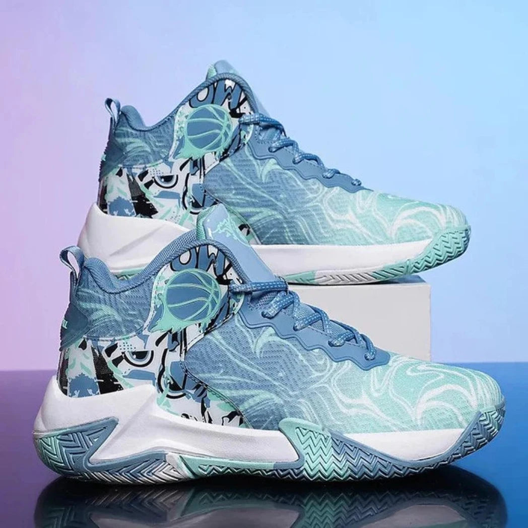 Tênis De Vôlei Boost Turbo| Respirável e Antiderrapante-Azul