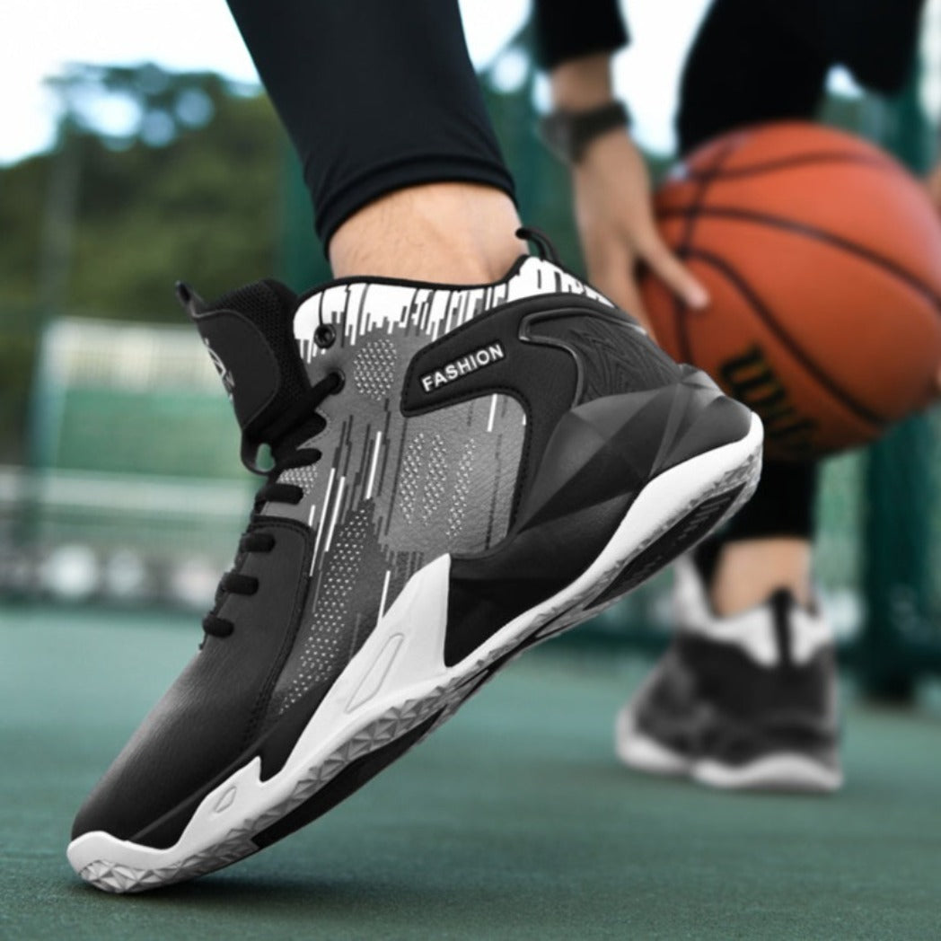 Tênis De Basquete Hoop Pulse | Respirável e Antiderrapante-Preto