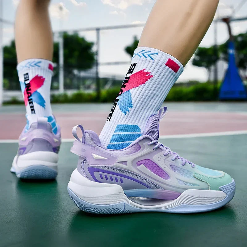KIT Tênis de Vôlei PowerGrip + Manguito-Roxo