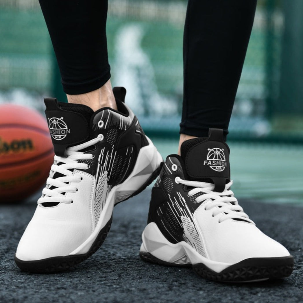 Tênis De Basquete Hoop Pulse | Respirável e Antiderrapante-Branco