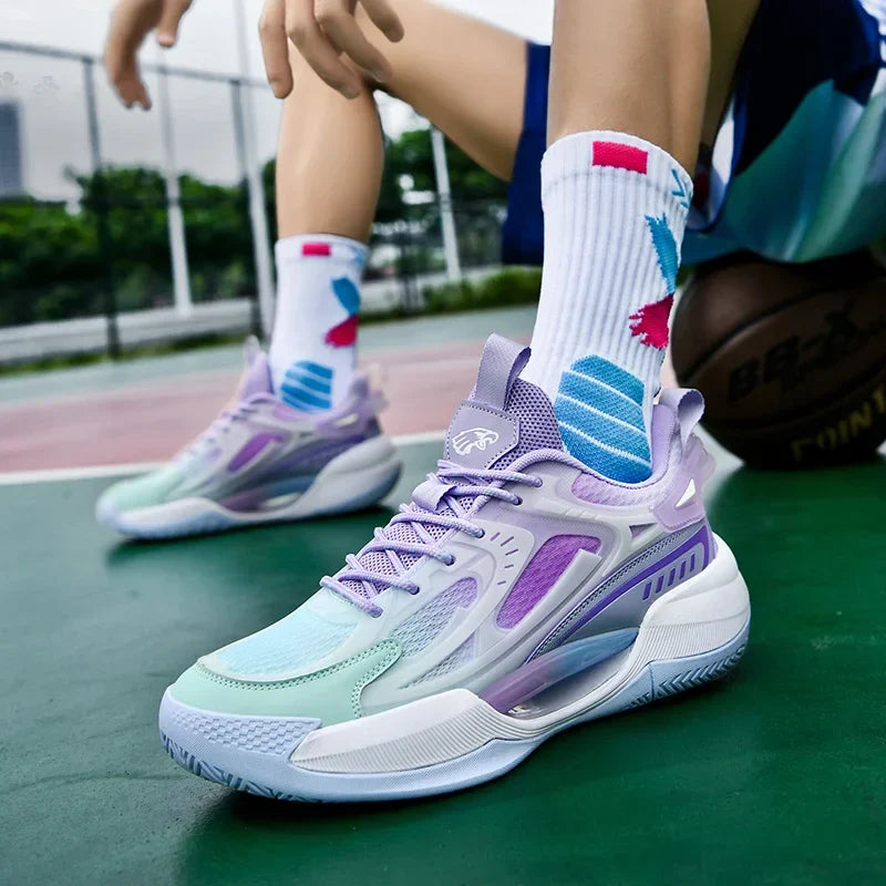 KIT Tênis de Vôlei PowerGrip + Manguito-Roxo
