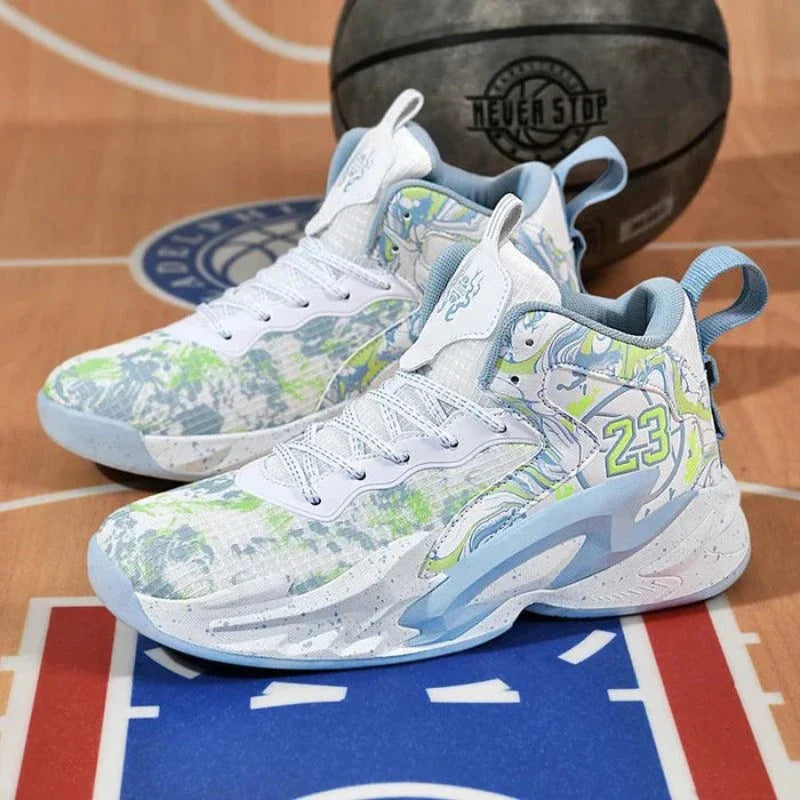 Tênis De Basquete Feminino Ember Glide | Lançamento 2024-Branco/Verde