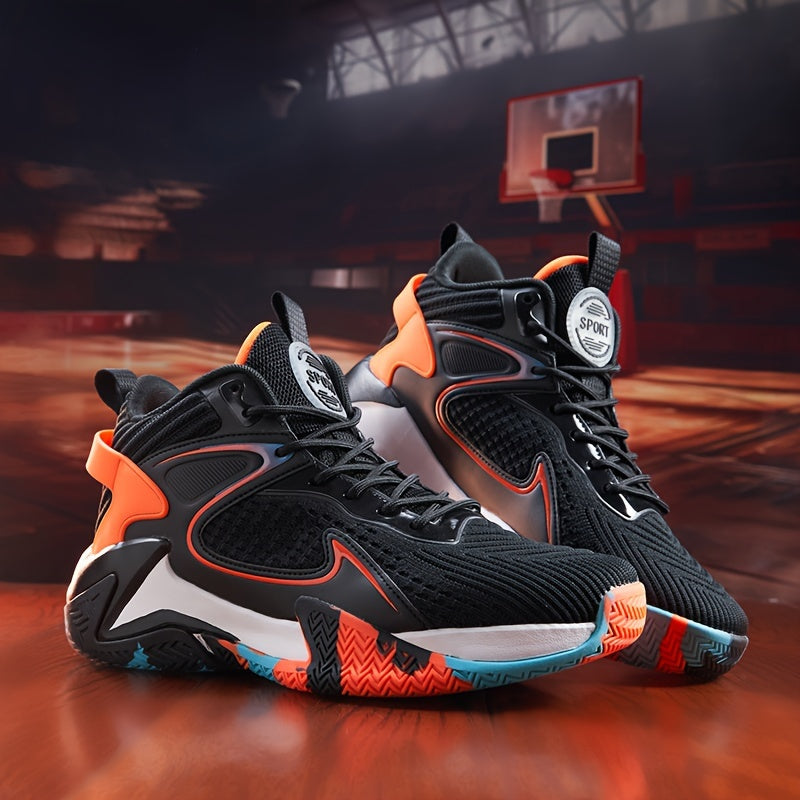 Tênis de Basquete FlameStep Pro | Respirável e Máxima Absorção de Impacto- Preto