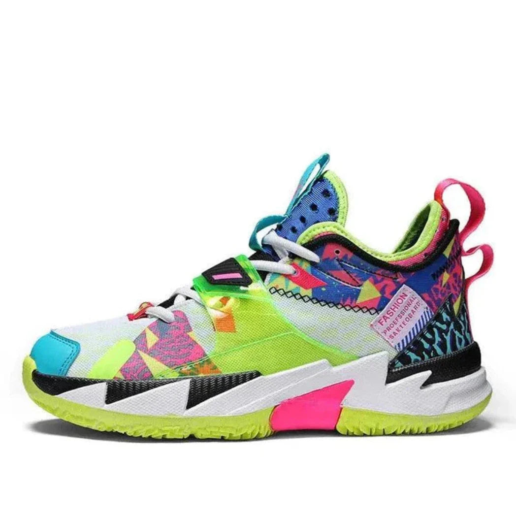 Tênis de Basquete Phoenix | Lançamento 2024-Verde/Rosa
