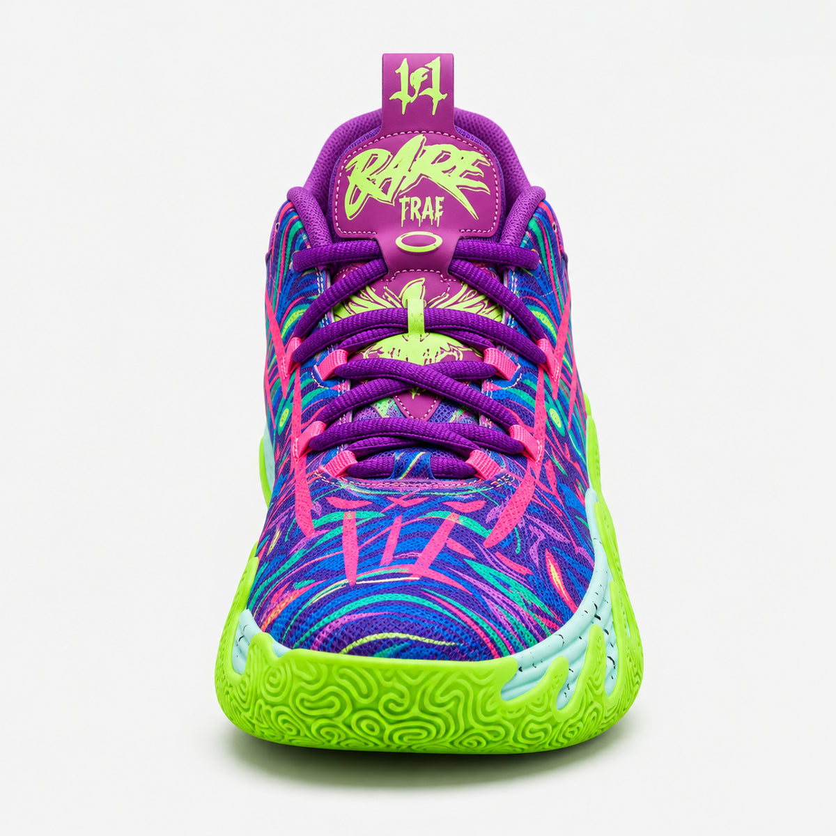 AeroDunk - Roxo/Verde - 07-frontal #cor_Roxo/Verde