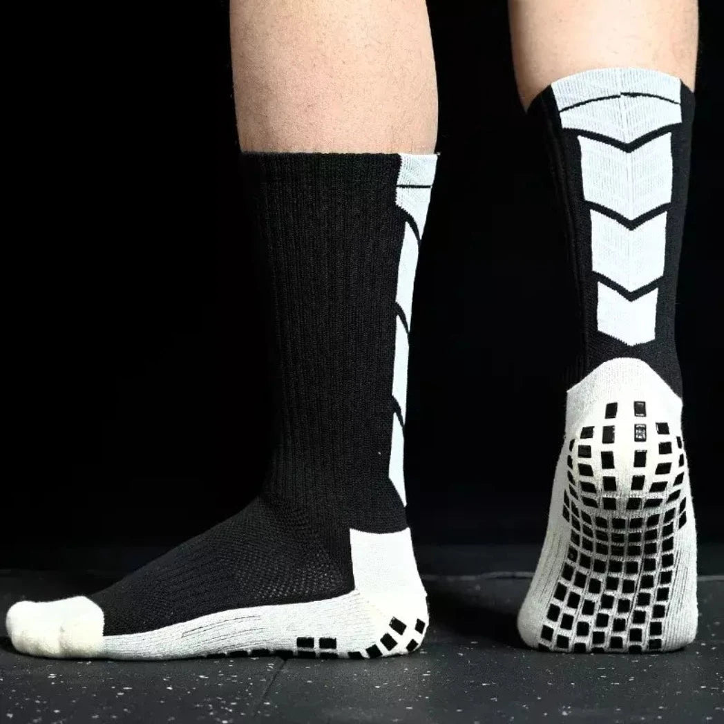Meia Esportiva de Basquete Cano Médio | Antiderrapante