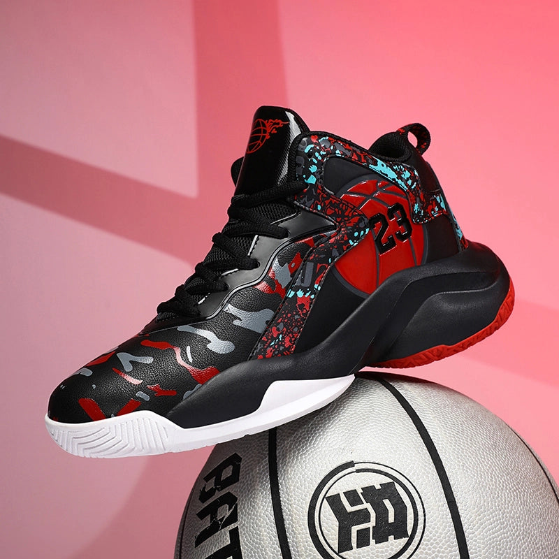 Tênis de Basquete BlitzBounce Original | Lançamento 2024-Preto/Vermelho