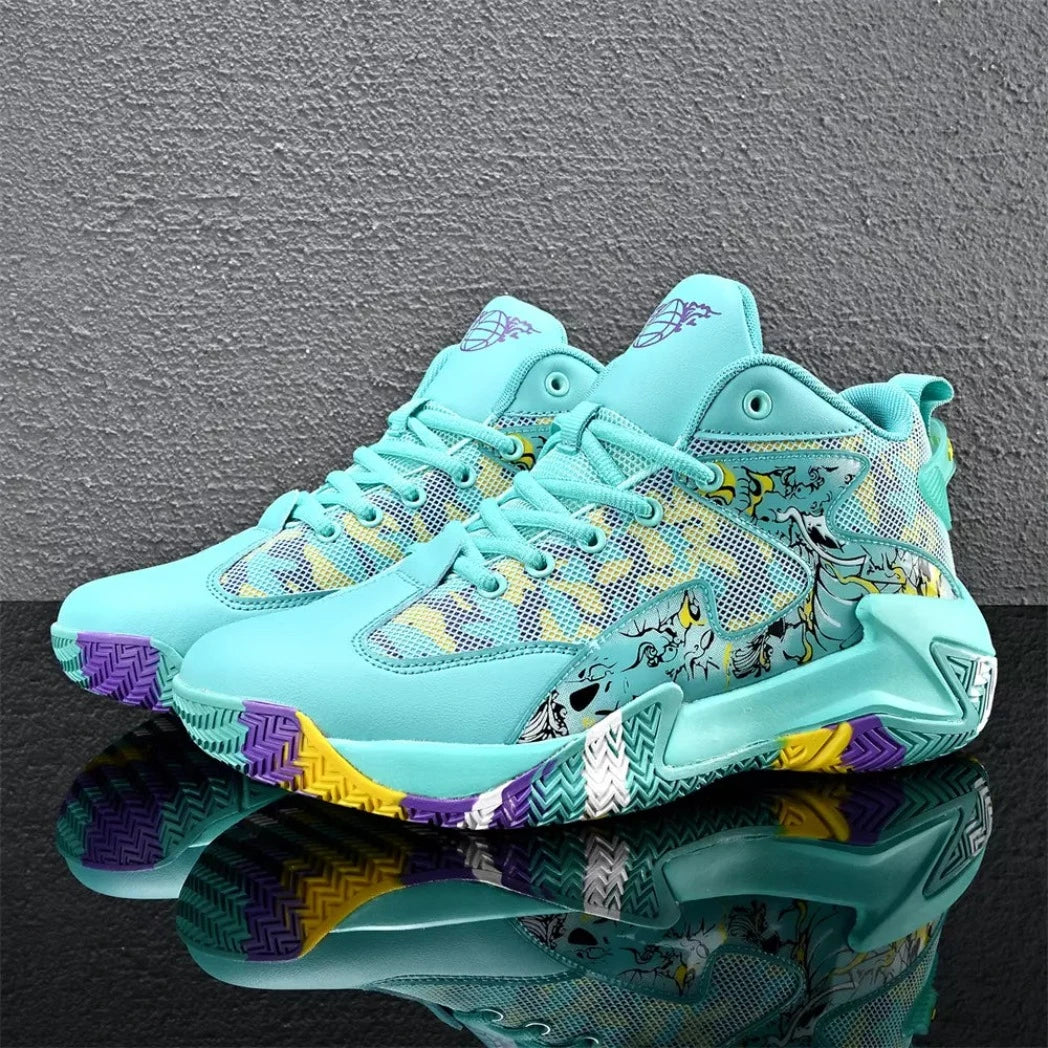 Tamanho 38 - Tênis de Basquete Grafite 4.0 Original | Antiderrapante - Verde Menta