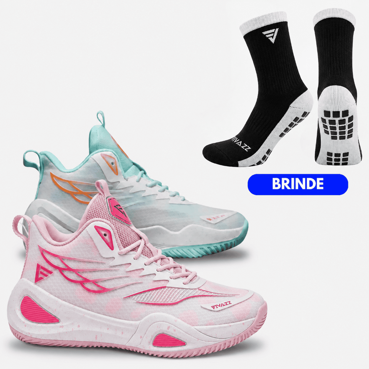 KIT Tênis de Vôlei DunkX + Meias Grátis