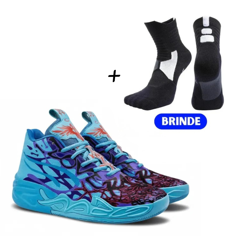 KIT Tênis de Vôlei Impact Blaze + Meias Grátis