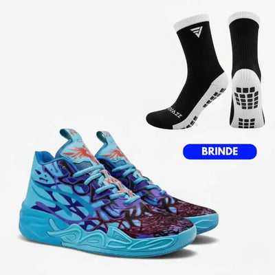 KIT Tênis de Vôlei Impact Blaze + Meias Grátis