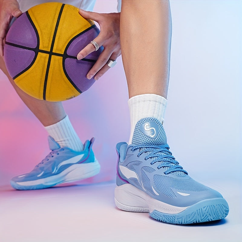 Tênis de Basquete CloudRise Elite | Respirável e Antiderrapante- Azul