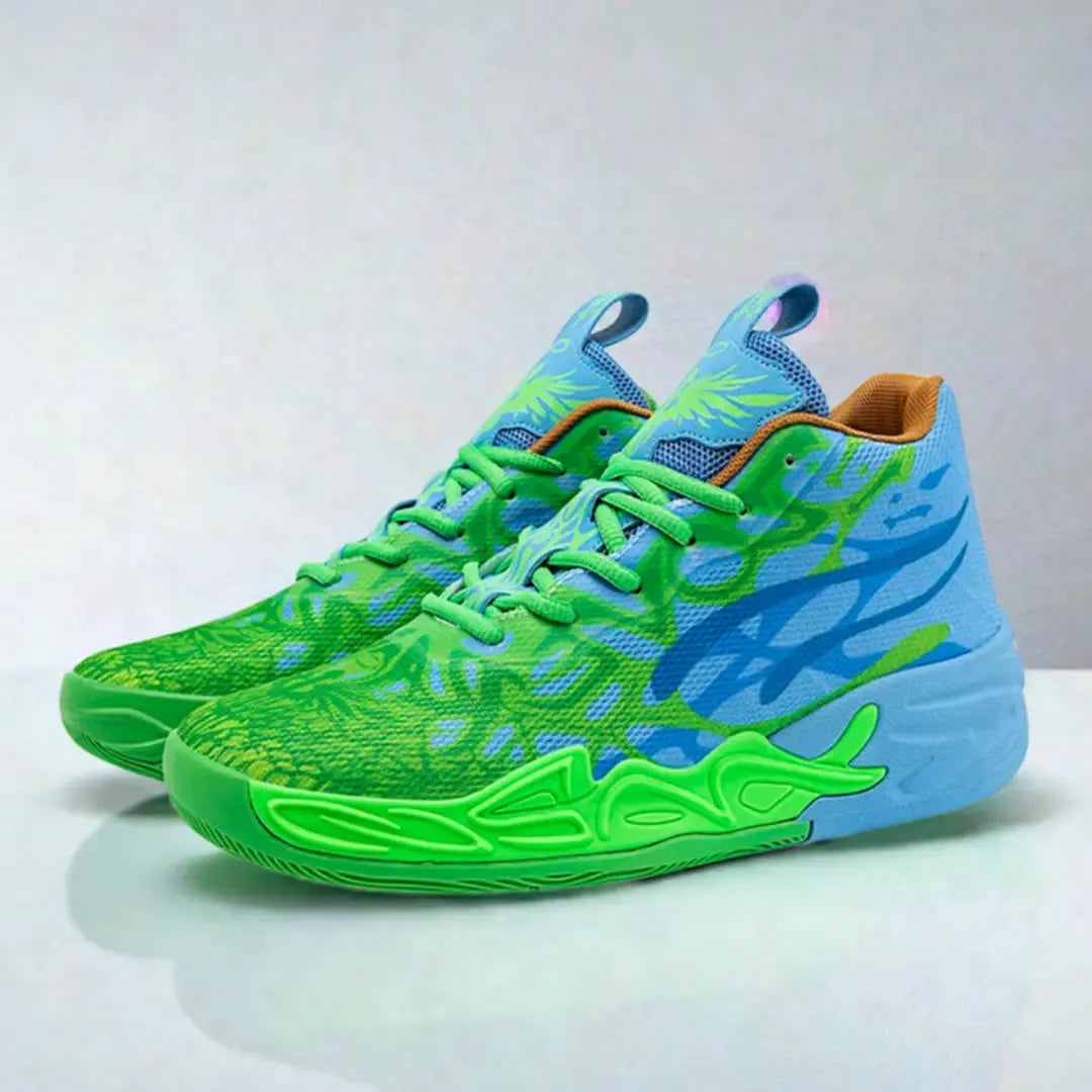 Tênis de Vôlei Impact Blaze - Design moderno-Azul/Verde