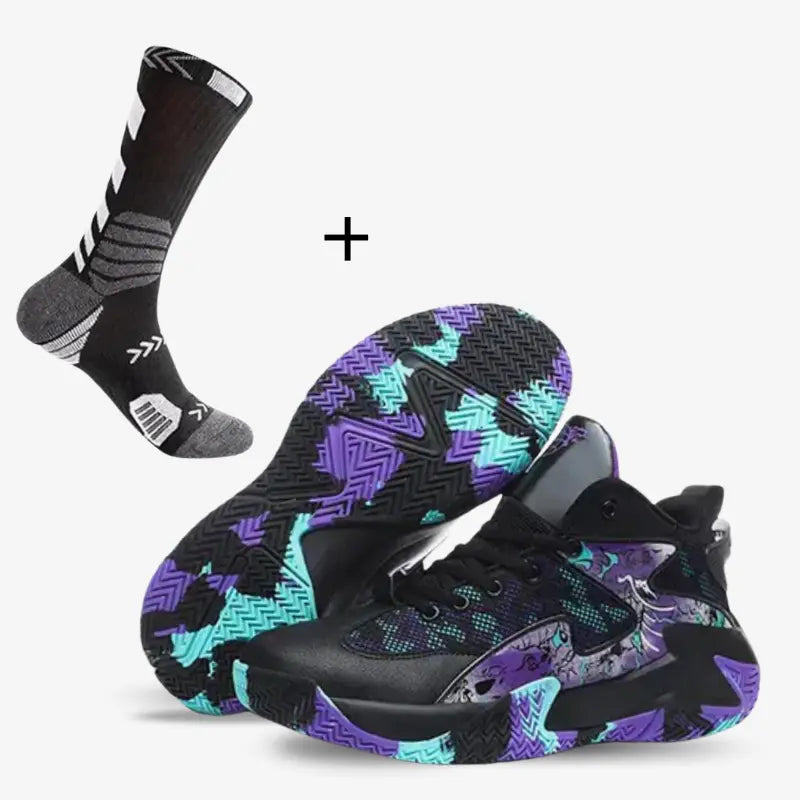 BF - Tênis de Vôlei e Basquete Grafite Original + Meias de Brinde