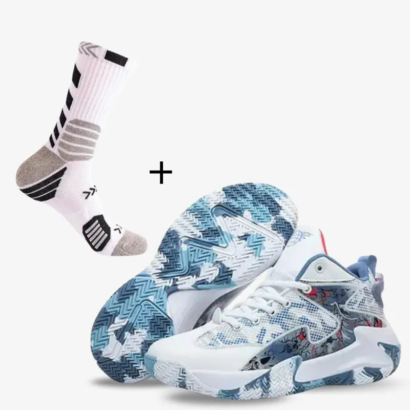 BF - Tênis de Vôlei e Basquete Grafite Original + Meias de Brinde