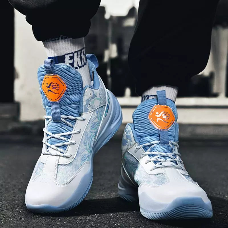 Tênis de Basquete AeroFlash - Antiderrapante- Azul