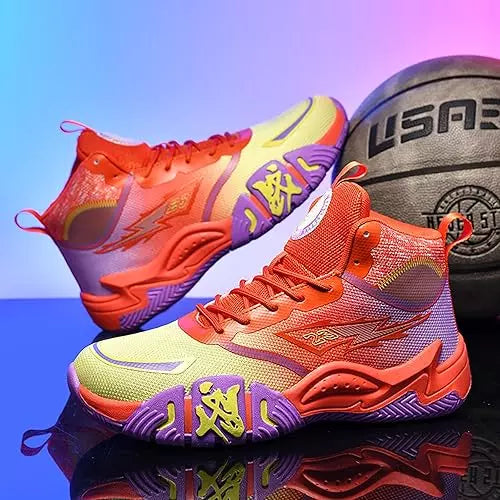 Tênis de Vôlei  AstroVulcan - Antiderrapante- Laranja