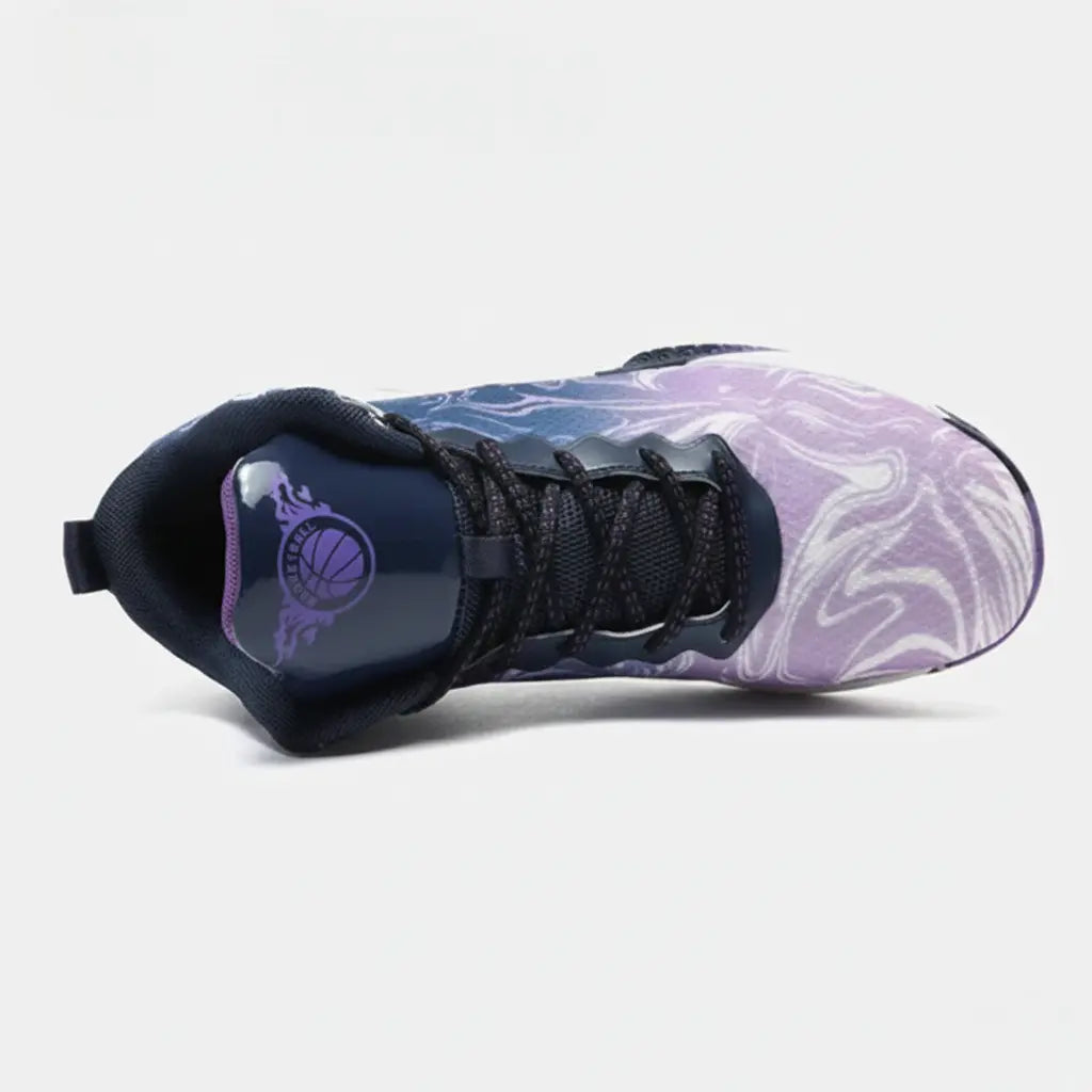 Tênis De Basquete Boost Turbo| Respirável e Antiderrapante-Roxo