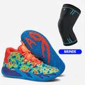 KIT Tênis de Vôlei e Basquete AeroDunk + Joelheira Grátis - Verde/Laranja