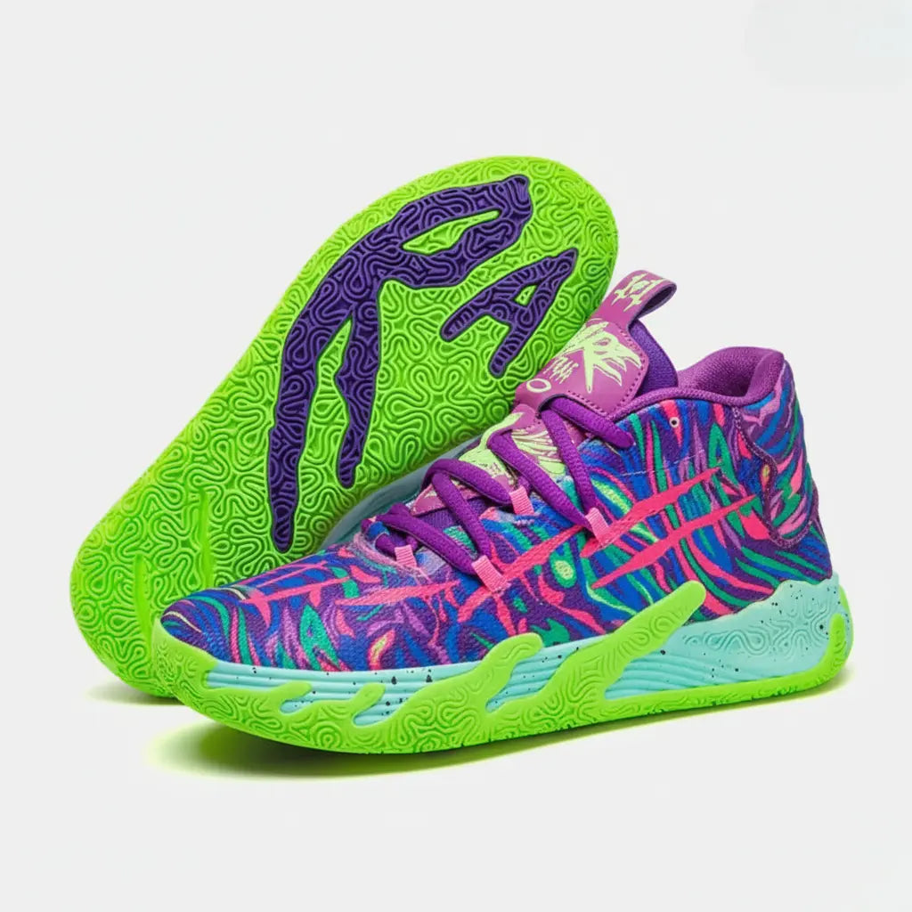 Tênis de Vôlei AeroDunk - Vivazz - Roxo/Verde