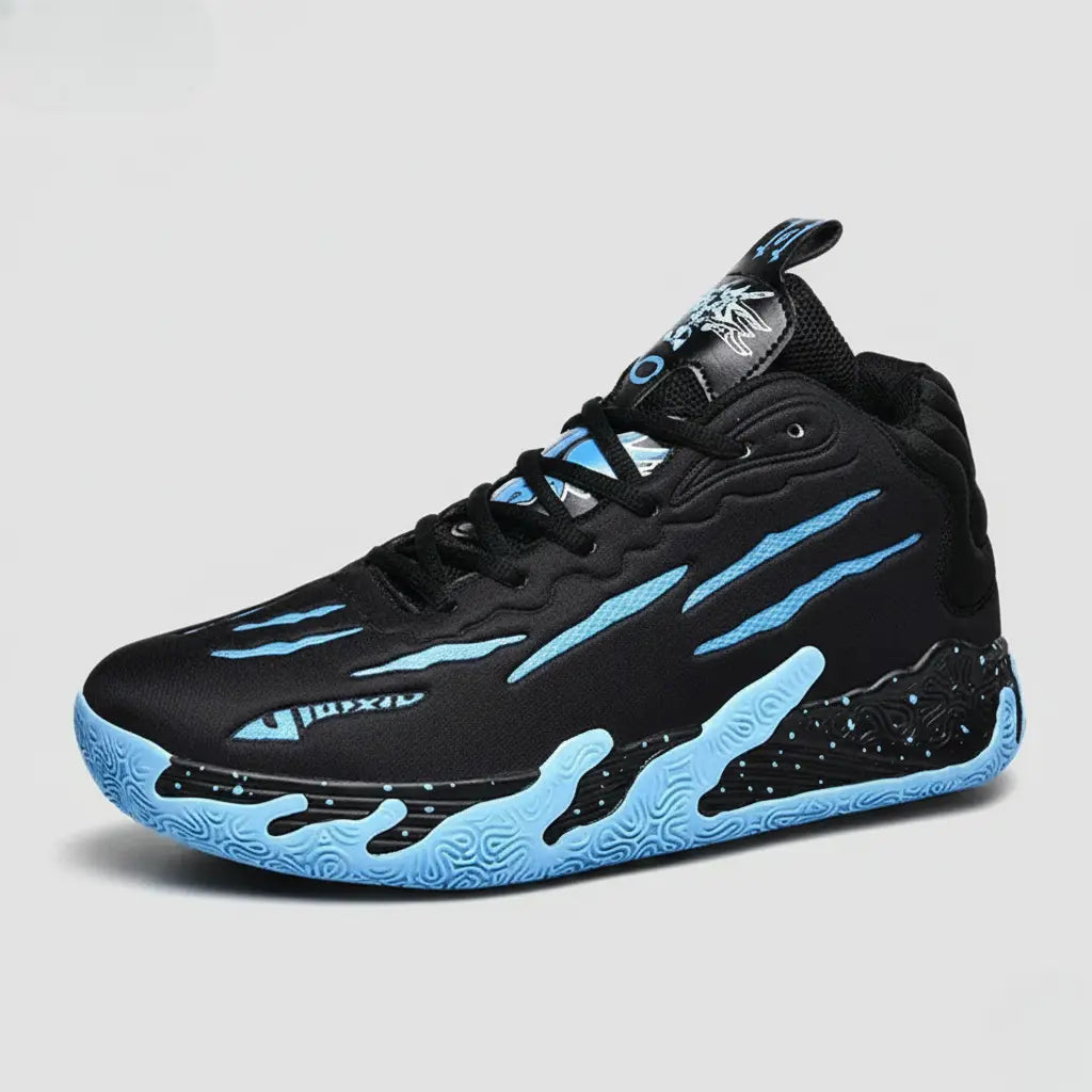 Tênis de Basquete AeroFlex Original | Vivazz-Preto/Azul