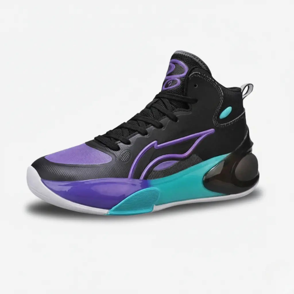 Tênis FlexStride Unissex Para Basquete-Preto/Roxo