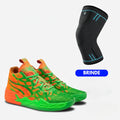 KIT Tênis de Vôlei e Basquete Impact Blaze + Joelheira Grátis - Laranja/Verde