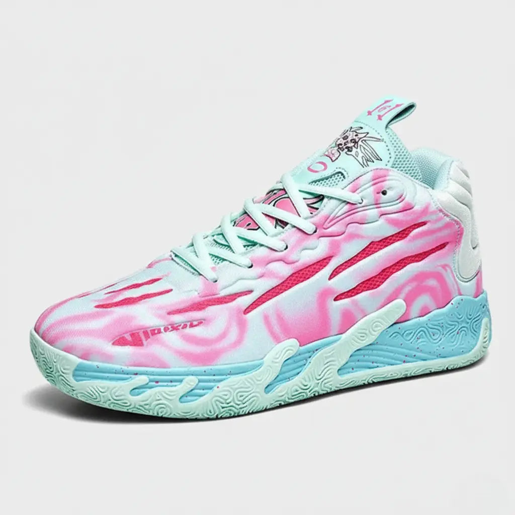 Tênis de Basquete AeroFlex Original | Vivazz-Rosa/Claro