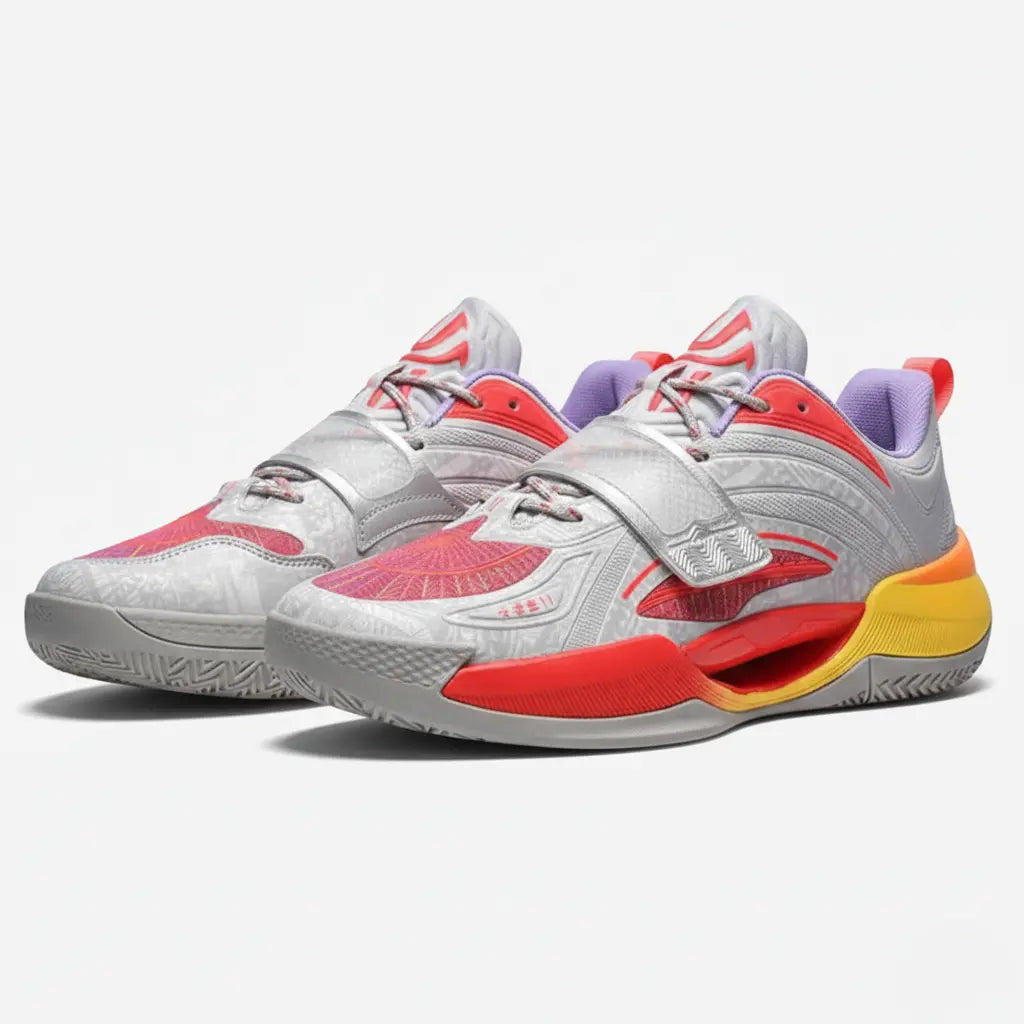 Tênis De Vôlei Vortex| Respirável e Antiderrapante-Prata