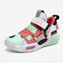 Tênis de Basquete Infantil SwiftServe Original | Vivazz - Branco/Verde/Vermelho