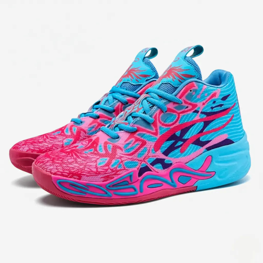 Tênis de Vôlei Impact Blaze - Design moderno-Azul/Vermelho