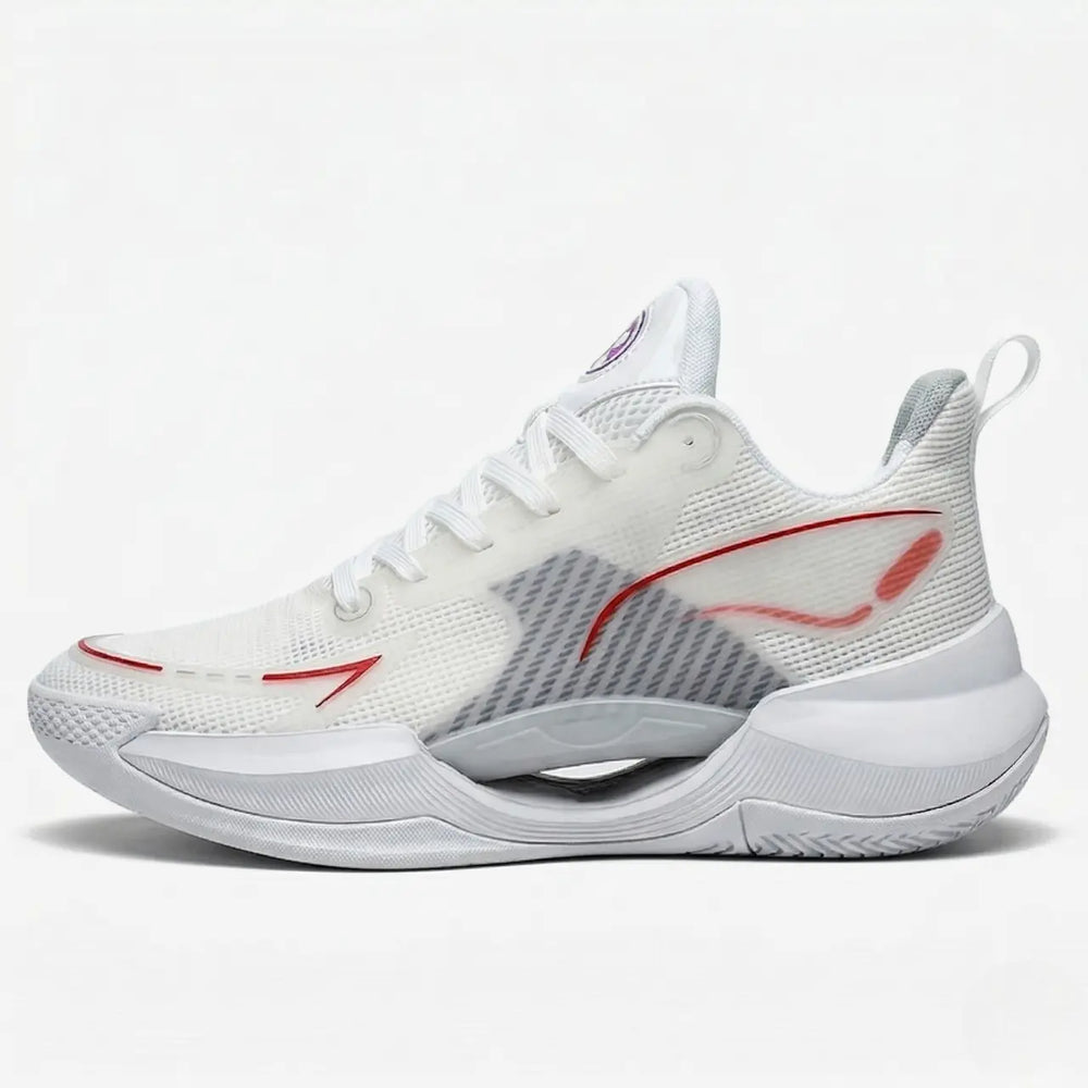 Tênis de Basquete AquaFlow Lite | Leveza Extrema e Respirabilidade Superior-Branco