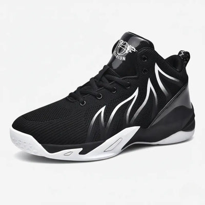 Tênis de Basquete SlamGuardian Original | Proteja sua Vitória no Basquete-Preto/Branco