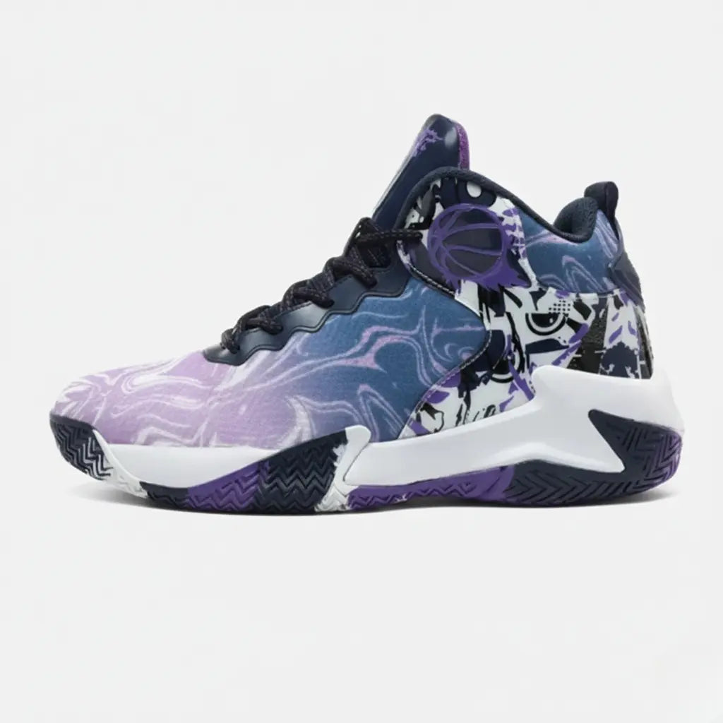Tênis De Basquete Boost Turbo| Respirável e Antiderrapante-Roxo