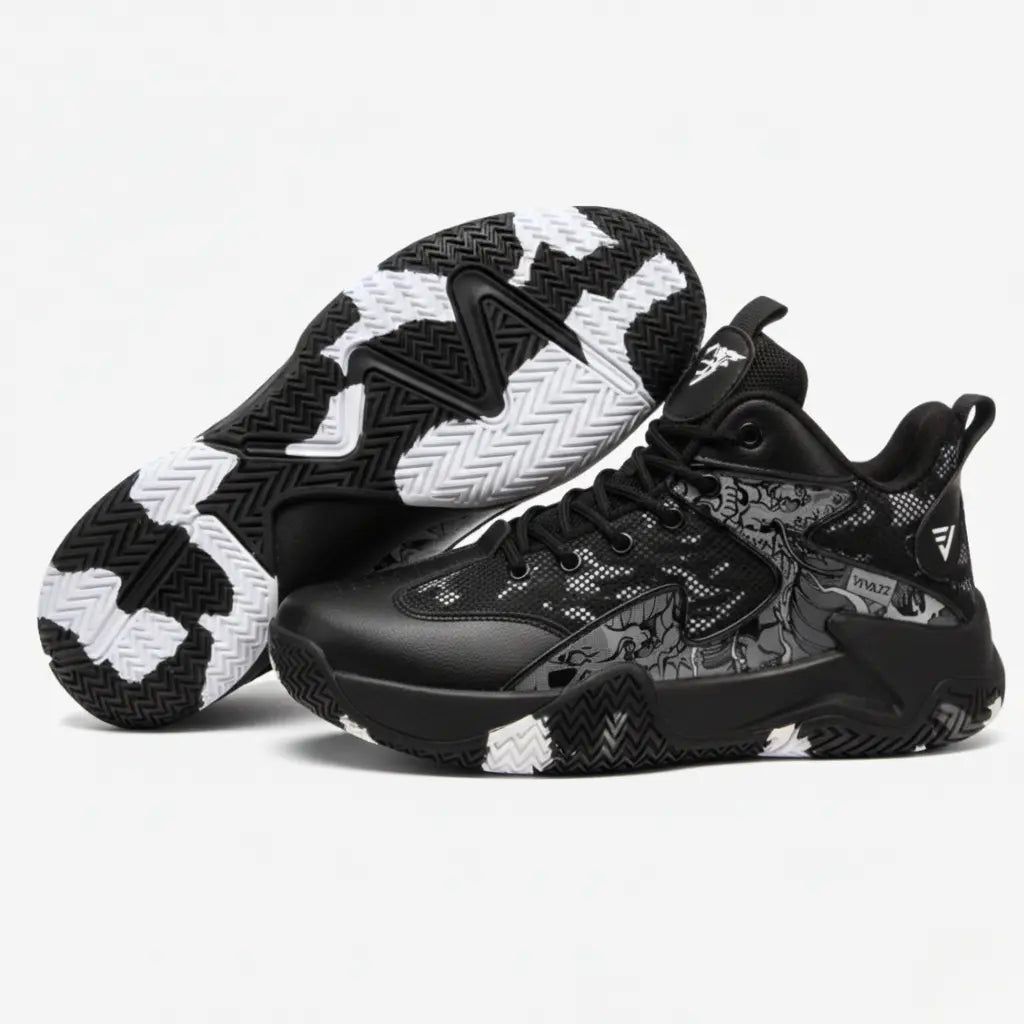 Tênis de Handebol Grafite Original | Confortável e Antiderrapante-Preto