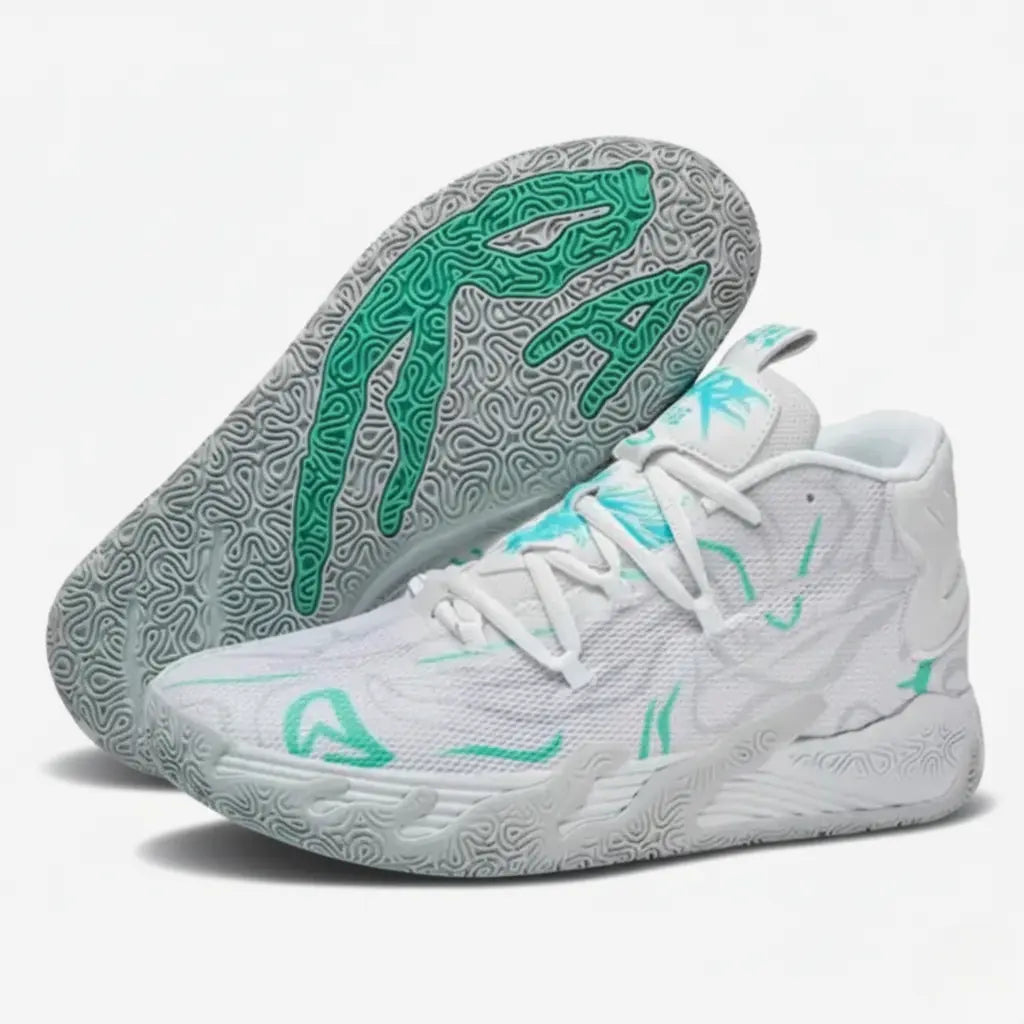 KIT Tênis de Vôlei AeroDunk + Joelheira + Meia + Manguito-Branco
