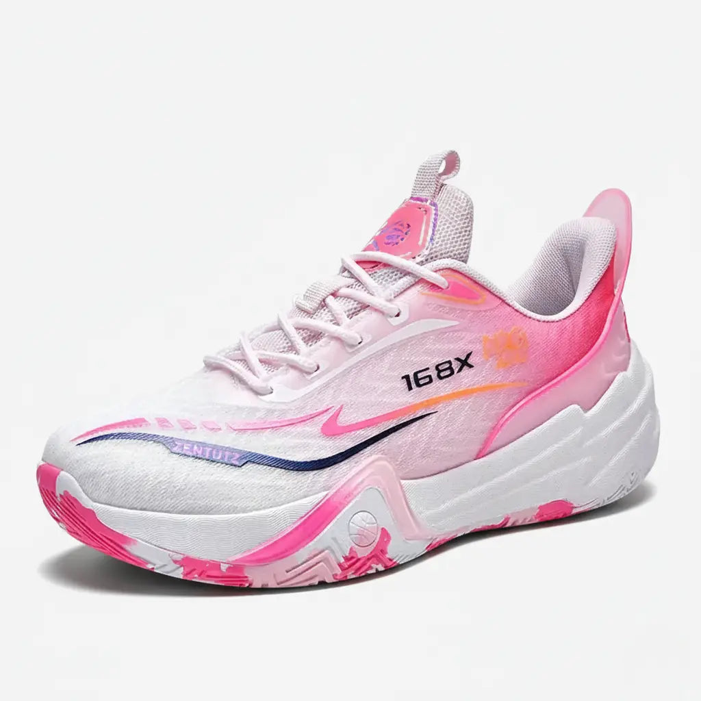 KIT Tênis de Vôlei Flex 168X + Manguito-Rosa