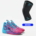 KIT Tênis de Vôlei e Basquete Impact Blaze + Joelheira Grátis - Azul/Vermelho