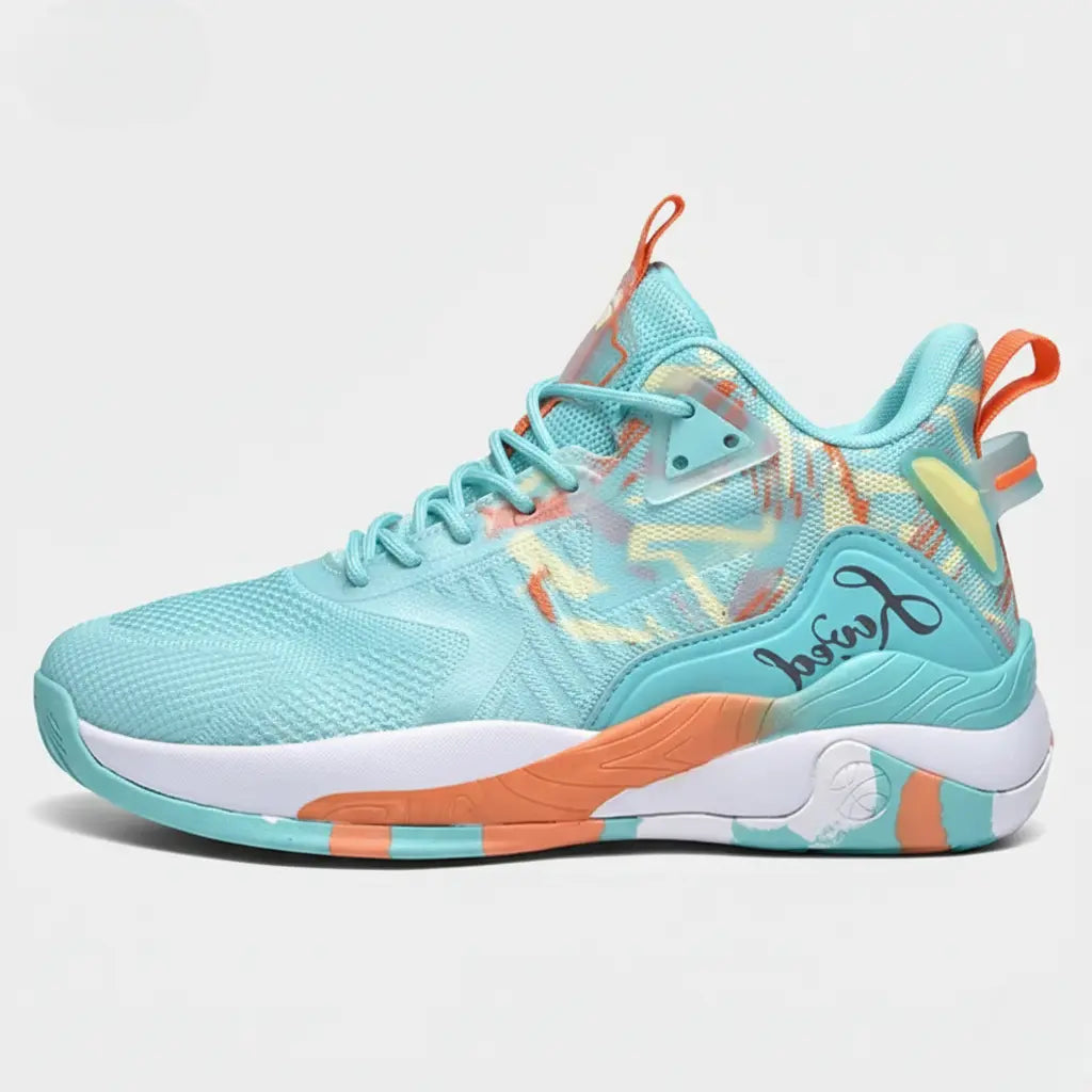 Tênis de Basquete Super Original | Antiderrapante e Confortável-Azul Bebê