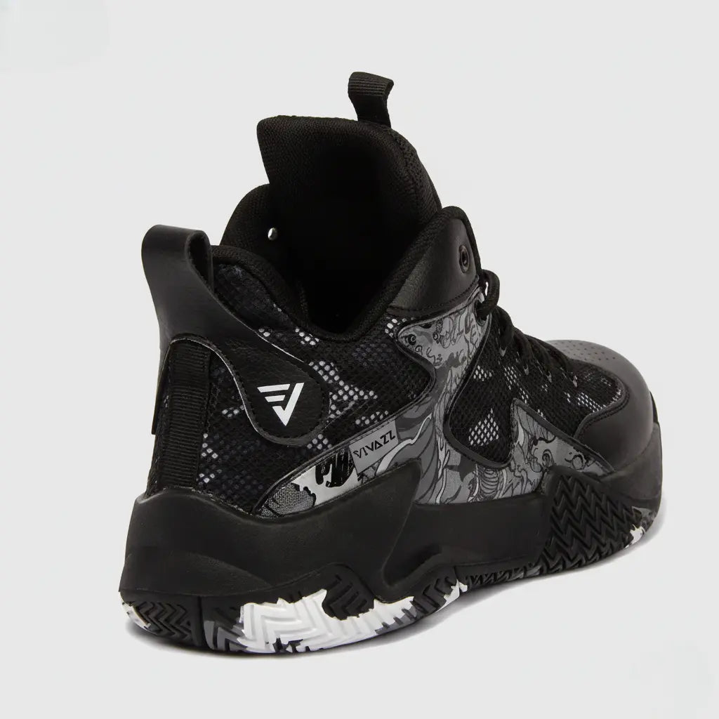 Tênis de Vôlei e Basquete Vivazz All Black - Unissex- Preto