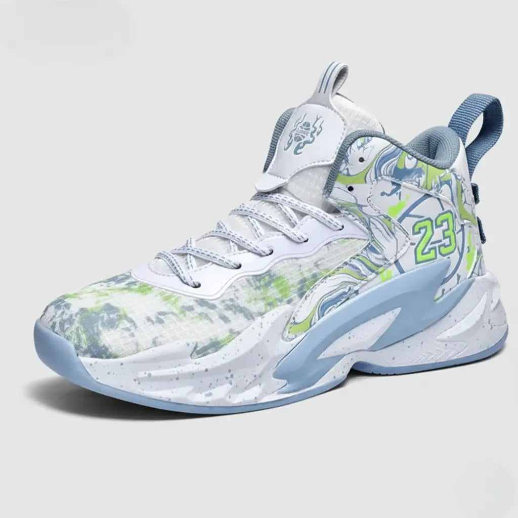 Tênis De Basquete Feminino Ember Glide | Lançamento 2024-Branco/Verde