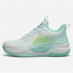 Tênis de Vôlei PinkWave Runner | Máximo Conforto E Antiderrapante BLCKF - Branco/Verde