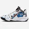 Tênis de Basquete BlitzBounce Original | Antiderrapante - Branco/Azul
