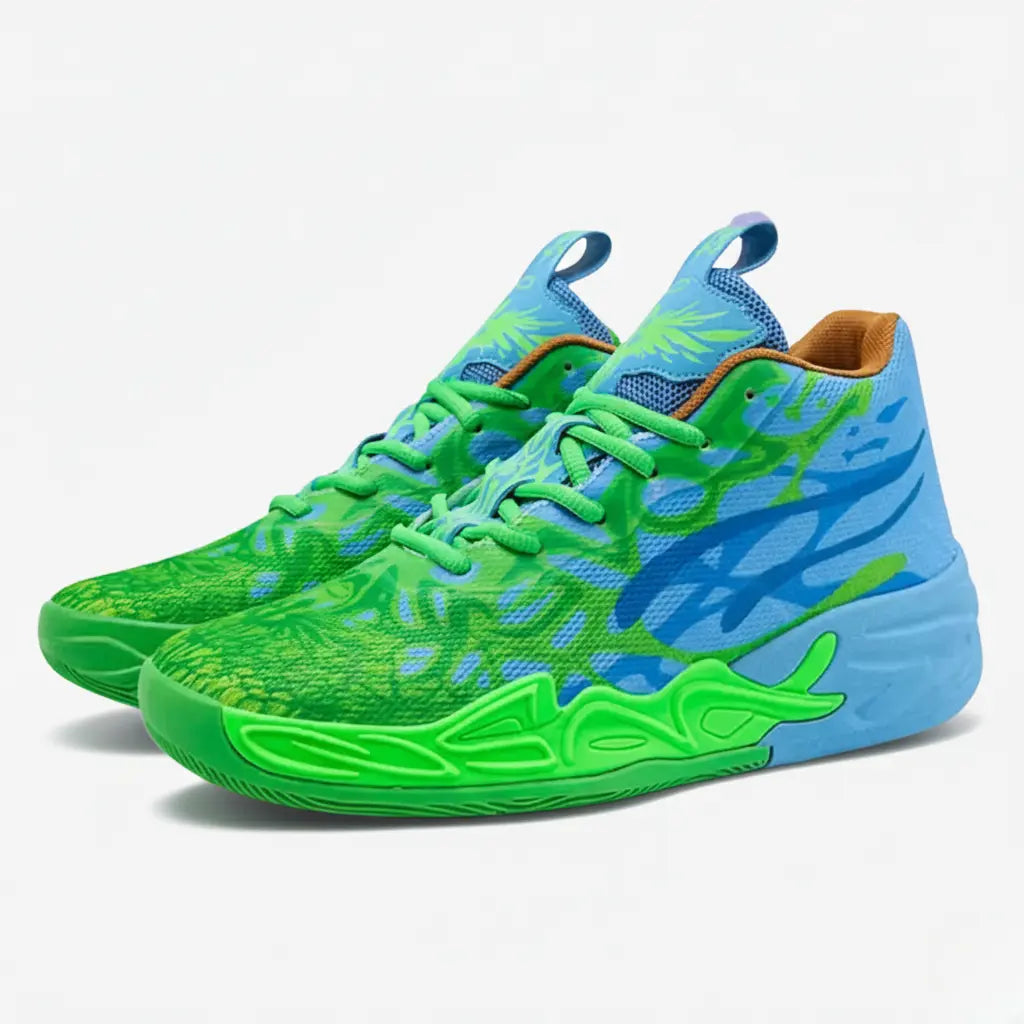 Tênis de Vôlei Impact Blaze - Design moderno-Azul/Verde