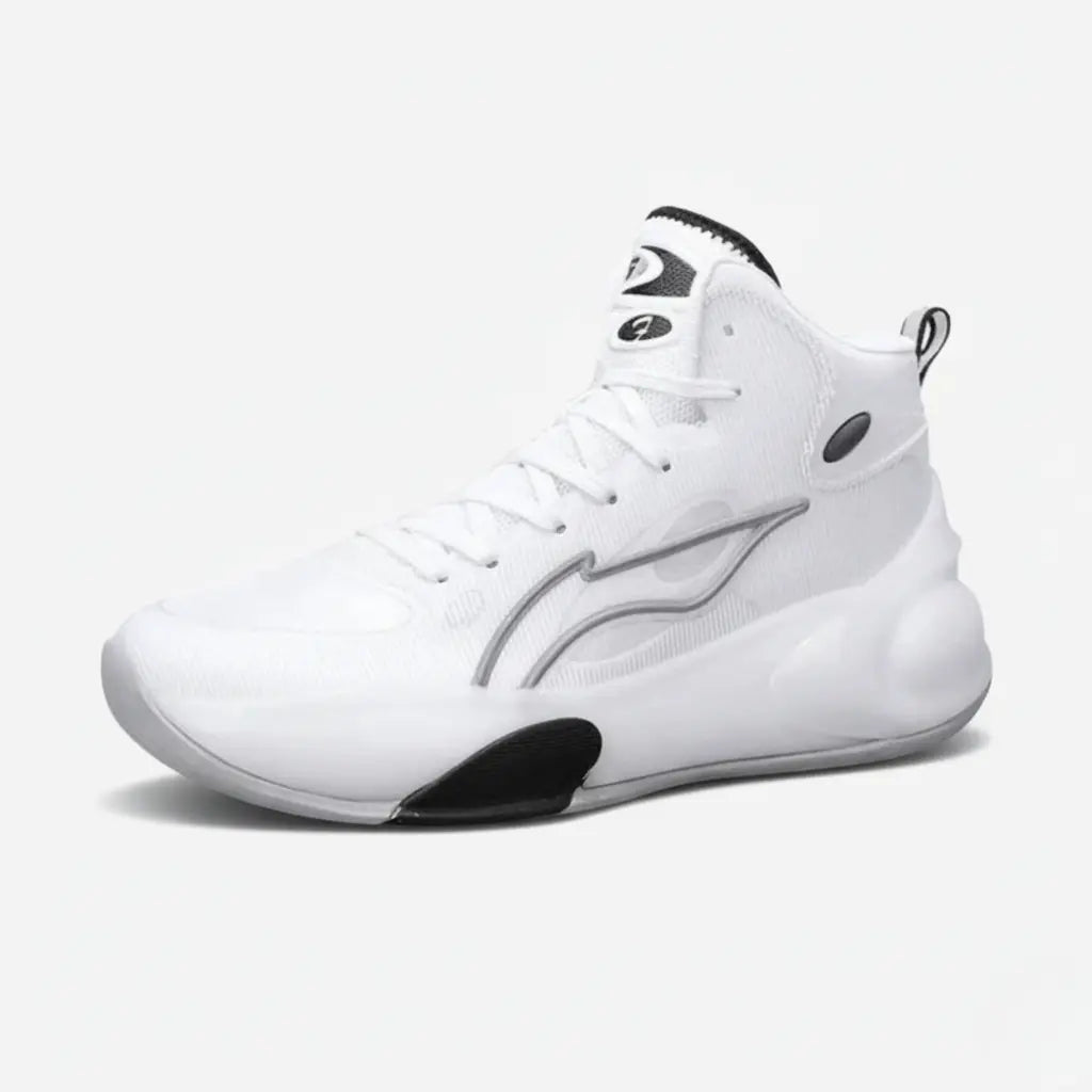 Tênis FlexStride Unissex Para Basquete- Branco/Preto