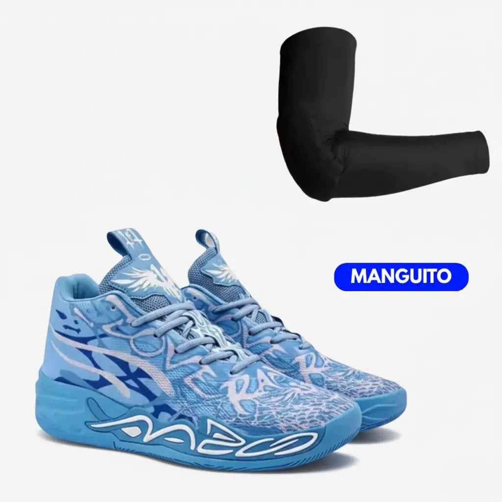 KIT Tênis de Vôlei Impact Blaze + Manguito-Azul