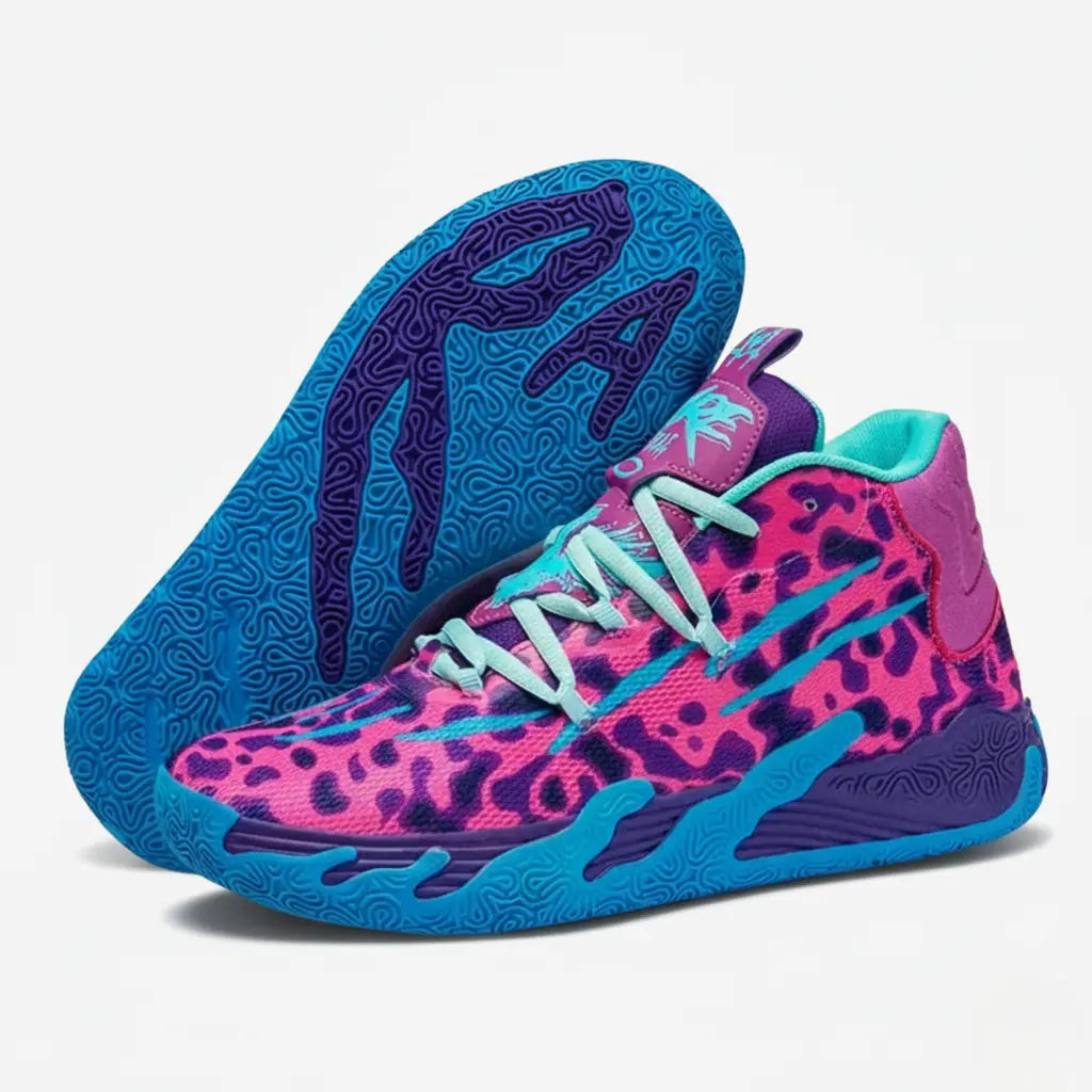 KIT Tênis de Vôlei AeroDunk + Joelheira Grátis-Roxo/Azul