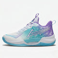 Tênis de Basquete PinkWave | Máximo Conforto E Antiderrapante C1L4 - Branco/Roxo